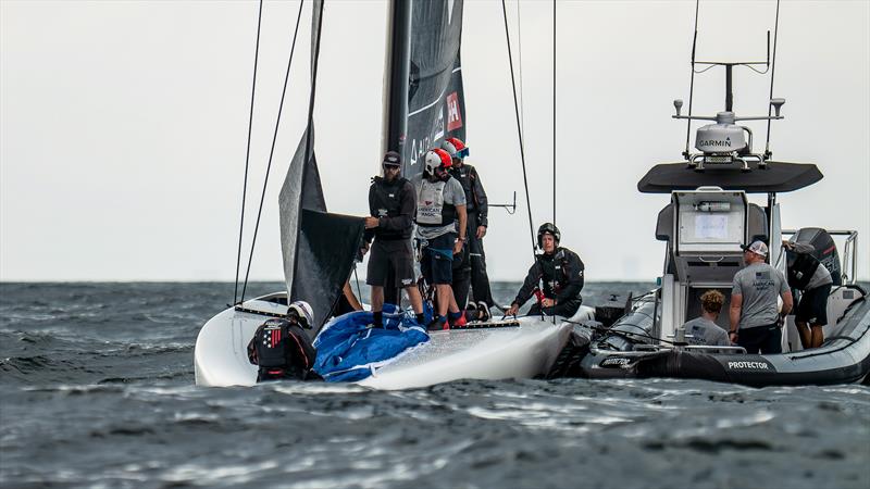 American Magic - AC40 - Day 5 -  March 9, 2023 photo copyright Paul Todd/America's Cup taken at New York Yacht Club and featuring the AC40 class