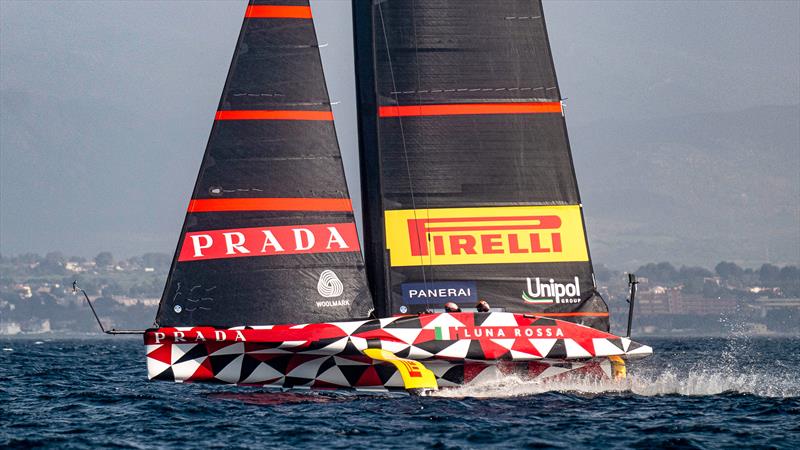 Luna Rossa Prada Pirelli -  LEQ12 - Day 39 - March 10, 2023 - Cagliari photo copyright Ivo Rovira / America'sCup taken at Circolo della Vela Sicilia and featuring the AC40 class