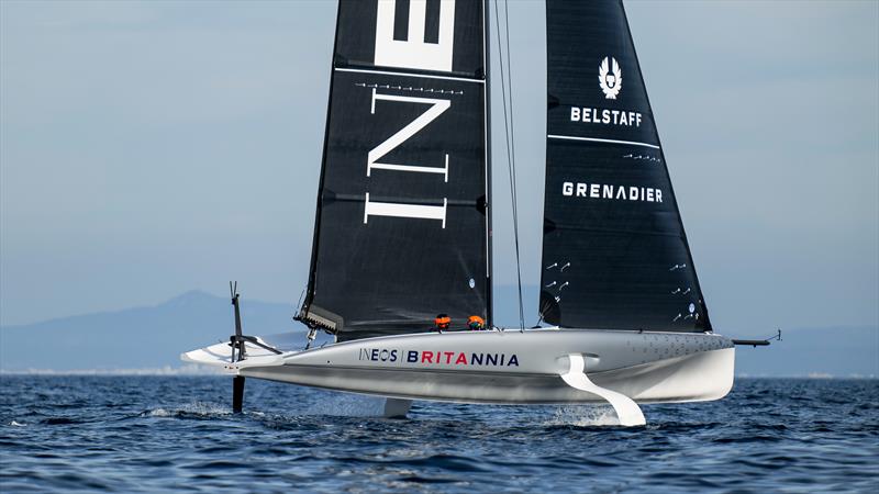 Athena - AC40-2 - INEOS Britannia - AC40 - Day 10 -  March 13, 2023 - photo © Ugo Fonolla / America's Cup