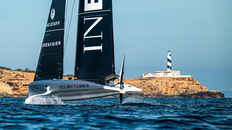 Athena - AC40-2 - INEOS Britannia - AC40 - Day 10 -  March 13, 2023 - photo © Ugo Fonolla / America's Cup