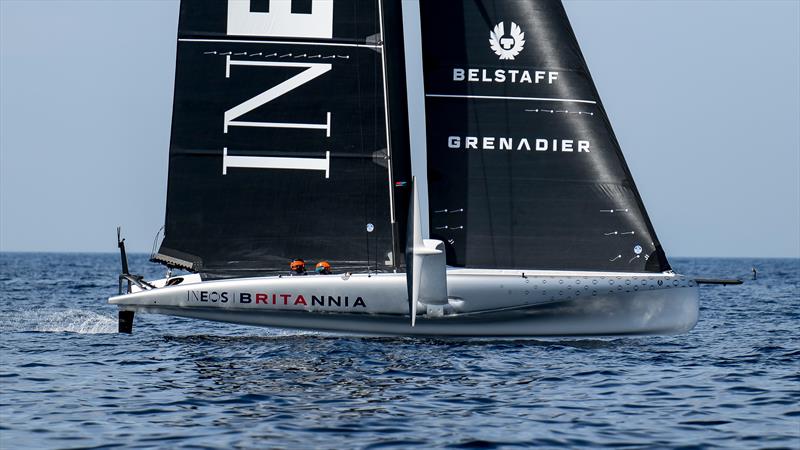 Athena - AC40-2 - INEOS Britannia - AC40 - Day 10 -  March 13, 2023 photo copyright Ugo Fonolla / America's Cup taken at Royal Yacht Squadron and featuring the AC40 class