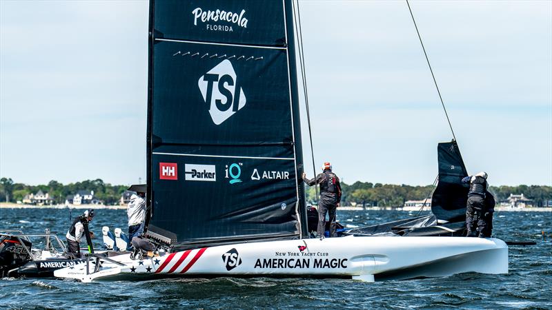 American Magic - AC40 - Day 6 -  March 13, 2023 - photo © Paul Todd/America's Cup