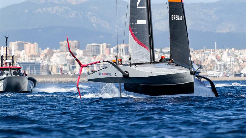 T6 - LEQ12  - INEOS Britannia -  Day 28 -  March 28, 2023 - Mallorca photo copyright Ugo Fonolla / America's Cup taken at Royal Yacht Squadron and featuring the AC40 class