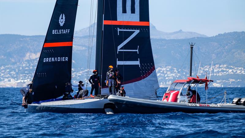 T6 - LEQ12  - INEOS Britannia -  Day 29 -  March 29, 2023 - Mallorca photo copyright Ugo Fonolla / America's Cup taken at Royal Yacht Squadron and featuring the AC40 class