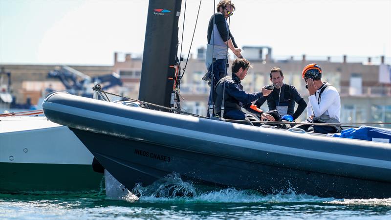 T6 - LEQ12 - INEOS Britannia - Day 27 - March 25, 2023 - Mallorca photo copyright Ugo Fonolla / America's Cup taken at Royal Yacht Squadron and featuring the AC40 class