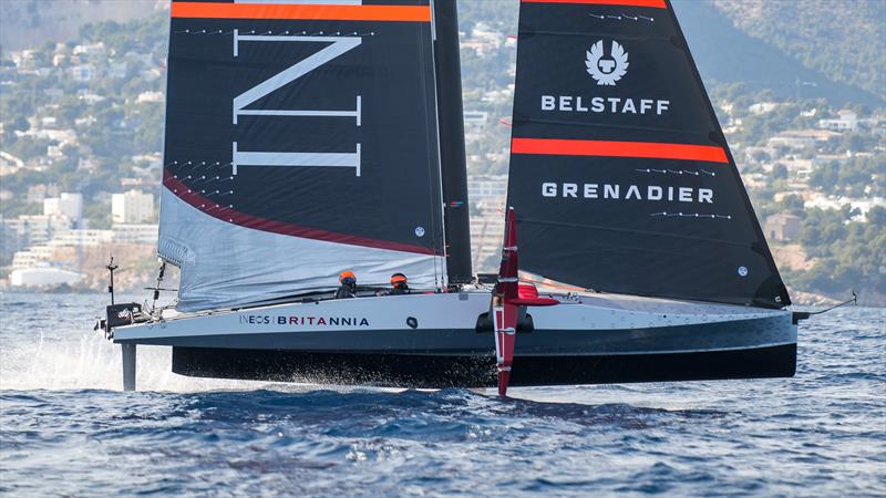 T6 - LEQ12 - INEOS Britannia - Day 27 - March 25, 2023 - Mallorca photo copyright Ugo Fonolla / America's Cup taken at Royal Yacht Squadron and featuring the AC40 class