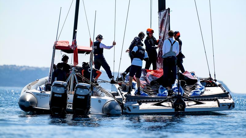 T6 - LEQ12 - INEOS Britannia - Day 27 - March 25, 2023 - Mallorca photo copyright Ugo Fonolla / America's Cup taken at Royal Yacht Squadron and featuring the AC40 class