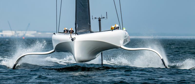 American Magic - AC40 - Day 16 -  April 1, 2023 - photo © Paul Todd/America's Cup