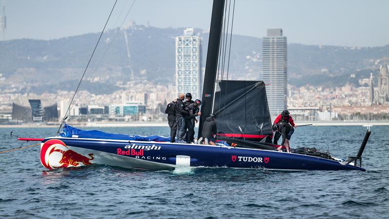 Alinghi Red Bull Racing - AC40 - Day 13 -  March 30, 2023 photo copyright Alex Carabi / America's Cup taken at New York Yacht Club and featuring the AC40 class