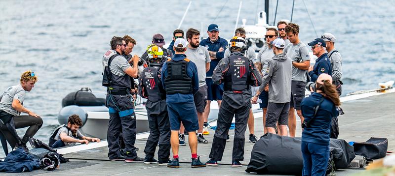 American Magic - AC40 - Day 16 -  April 1, 2023 photo copyright Paul Todd/America's Cup taken at New York Yacht Club and featuring the AC40 class