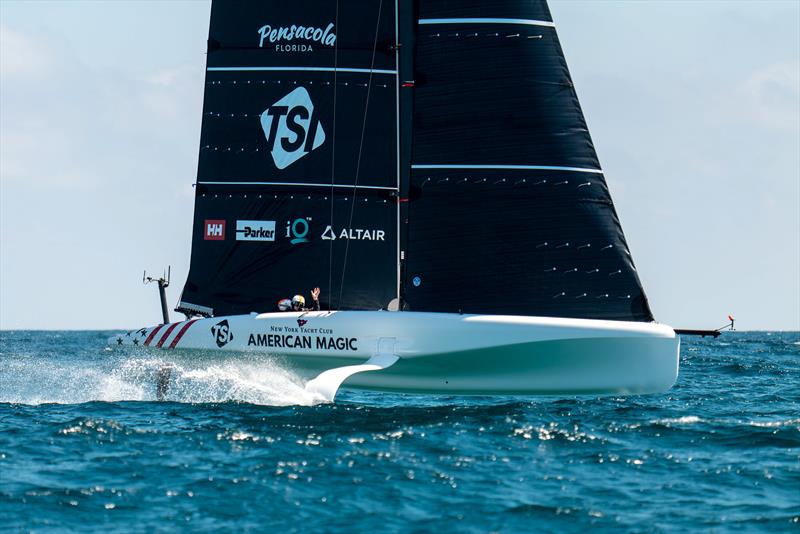 American Magic - AC40 - Day 14 -  March 30, 2023 - Gulf of Mexico photo copyright Paul Todd/America's Cup taken at New York Yacht Club and featuring the AC40 class