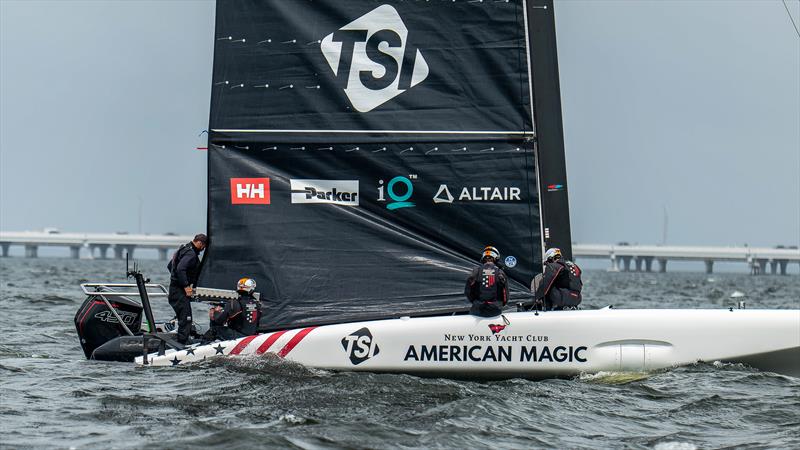 American Magic - AC40 - Day 15 -  March 31, 2023 - Pensacola Bay photo copyright Paul Todd/America's Cup taken at New York Yacht Club and featuring the AC40 class