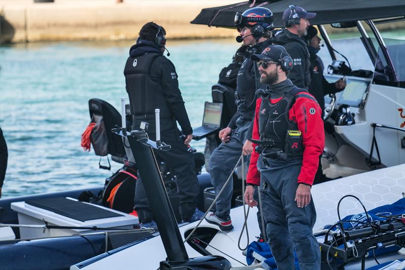 AC40 OD - Alinghi Red Bull Racing - March 30, 2023 - Barcelona - Day 13 photo copyright Alex Carabi / America's Cup taken at Société Nautique de Genève and featuring the AC40 class