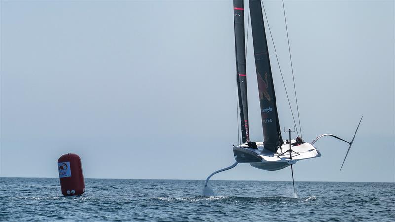 AC40 OD - Alinghi Red Bull Racing - March 30, 2023 - Barcelona - Day 13 photo copyright Alex Carabi / America's Cup taken at Société Nautique de Genève and featuring the AC40 class