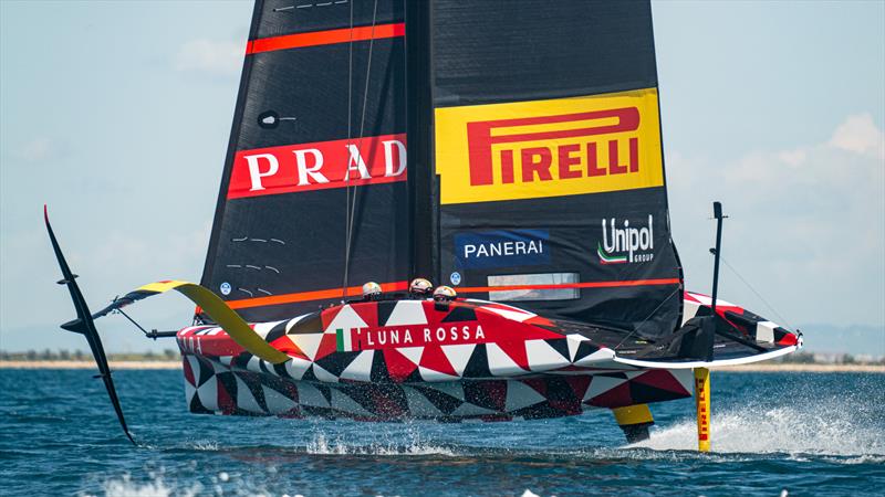 Luna Rossa Prada Pirelli -  LEQ12 - Day 50 - April 18 2023 - Cagliari photo copyright Ivo Rovira / America's Cup taken at Circolo della Vela Sicilia and featuring the AC40 class