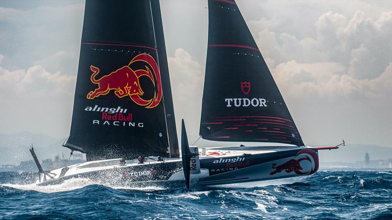 Alinghi Red Bull Racing -  AC40-LEQ12 - Day 27 - May 18, 2023 - Barcelona - photo © Alex Carabi / America's Cup