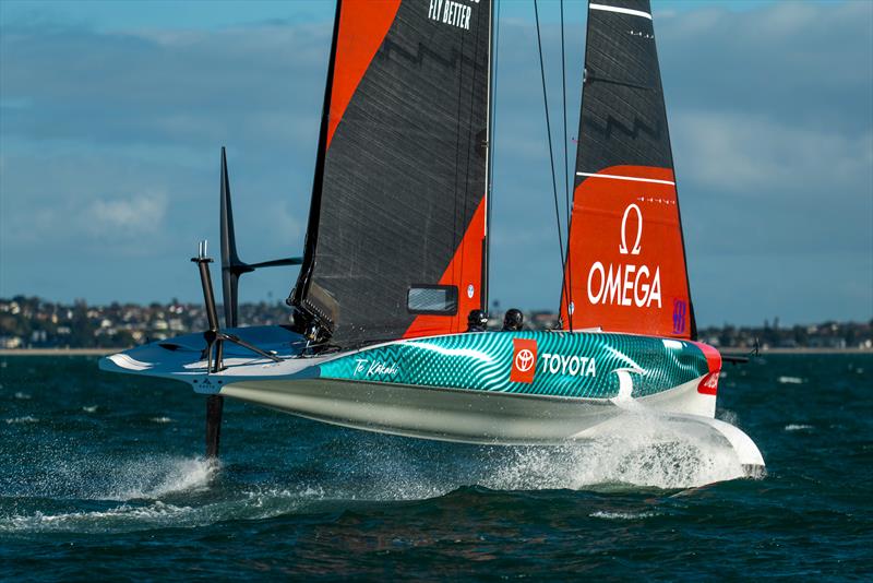 Emirates Team New Zealand - AC40 - Day 6, May 24, 2023 - photo © Adam Mustill / America's Cup