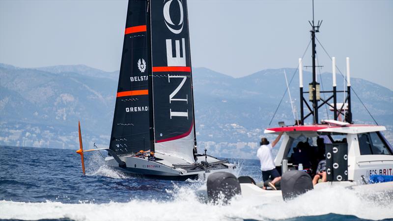 INEOS Britannia Team - Day 52 - T6 (LEQ12) - May 24, 2023 photo copyright Ugo Fonolla / America's Cup taken at Royal Yacht Squadron and featuring the AC40 class