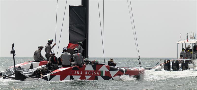 Luna Rossa Prada Pirelli -  LEQ12 - Day 62 - May 24, 2023 - Cagliari photo copyright Ivo Rovira / America's Cup taken at Circolo della Vela Sicilia and featuring the AC40 class