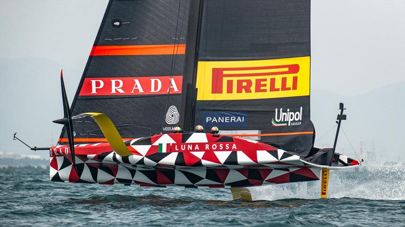 Luna Rossa Prada Pirelli -  LEQ12 - Day 62 - May 24, 2023 - Cagliari photo copyright Ivo Rovira / America's Cup taken at Circolo della Vela Sicilia and featuring the AC40 class