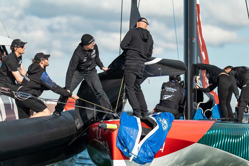 Emirates Team New Zealand - LEQ12 - Day 26, May 26, 2023 - photo © Adam Mustill / America's Cup