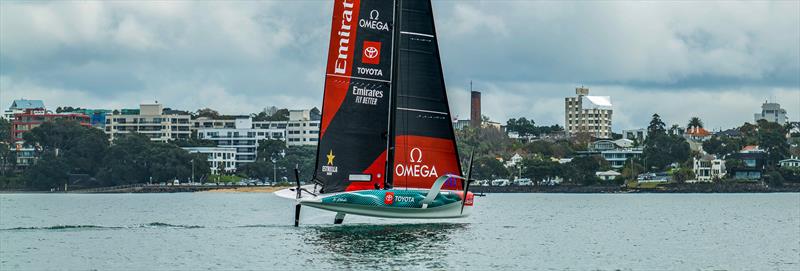 Emirates Team New Zealand - LEQ12 - Day 28, May 30, 2023 - Match racing  - AC40-OD vs LEQ12 - photo © Adam Mustill / America's Cup