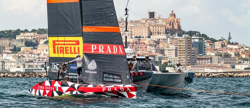 Luna Rossa Prada Pirelli -  LEQ12 - Day 65 - June 7, 2023 - Cagliari photo copyright Ivo Rovira / America's Cup taken at Circolo della Vela Sicilia and featuring the AC40 class