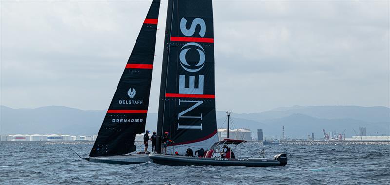 INEOS Britannia - LEQ12 - Day 73 - Barcelona - August 30, 2023 - photo © Ugo Fonolla / America's Cup
