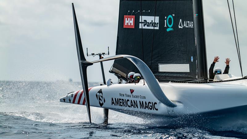 American Magic - AC40 - Day 60 - Barcelona - August 30, 2023 - photo © Paul Todd/America's Cup