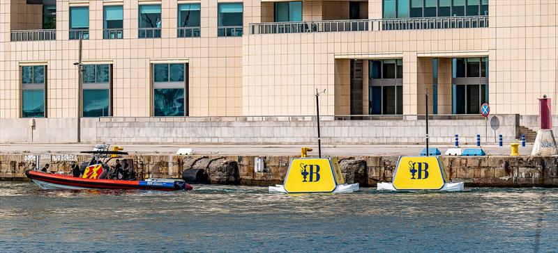 Remote controlled marks - Barcelona - August 30, 2023 - photo © Paul Todd/America's Cup