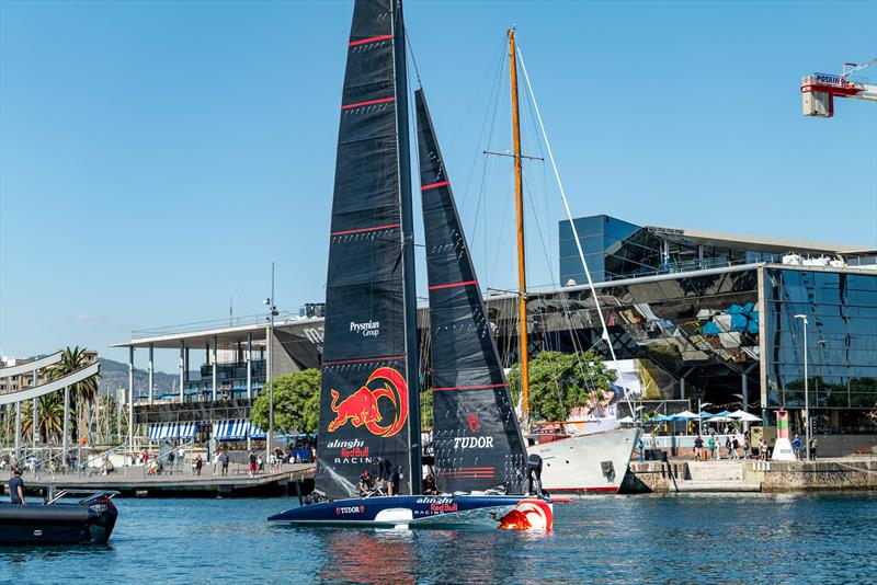 Alinghi Red Bull Racing - AC40 - Day 8 - Barcelona - September 25, 2023 - photo © Paul Todd/America's Cup