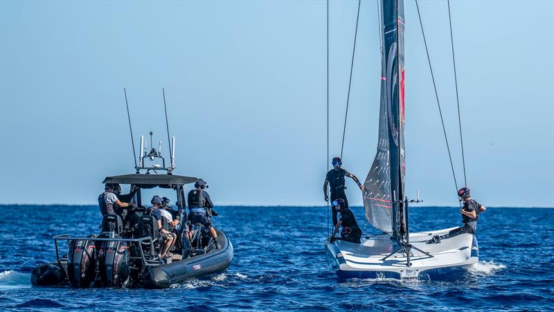 Alinghi Red Bull Racing - AC40 - Day 8 - Barcelona - September 25, 2023 - photo © Paul Todd/America's Cup