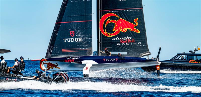 Alinghi Red Bull Racing - AC40 - Day 8 - Barcelona - September 25, 2023 - photo © Paul Todd/America's Cup