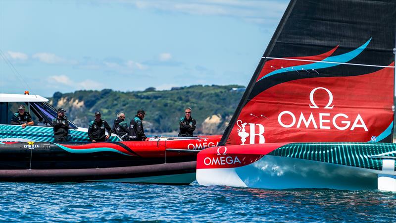 Emirates Team New Zealand - AC40 - Day 32 - Auckland - November 10, 2023 photo copyright Sam Thom/America's Cup taken at Royal New Zealand Yacht Squadron and featuring the AC40 class