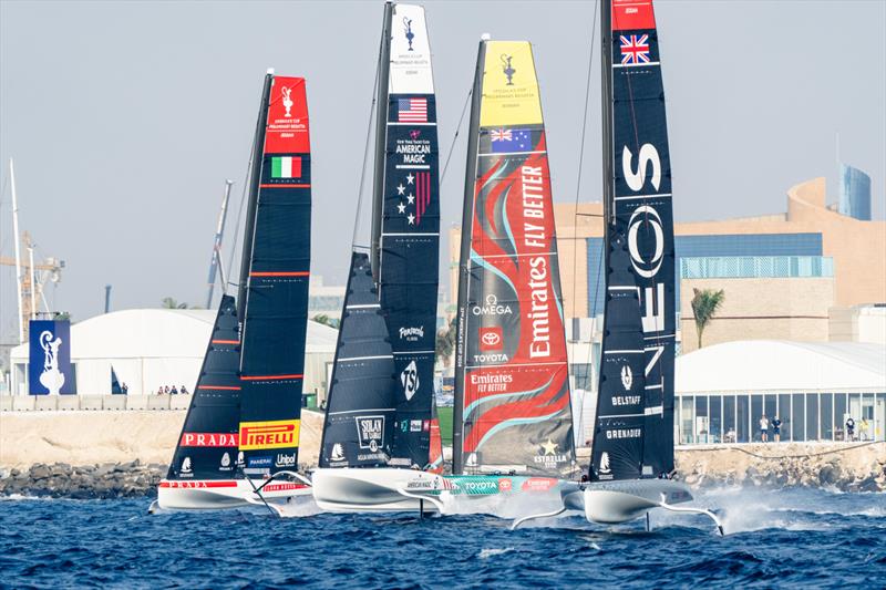 Practice session  start - Jeddah, Saudi Arabia - November 27, 2023 - photo © America's Cup Media