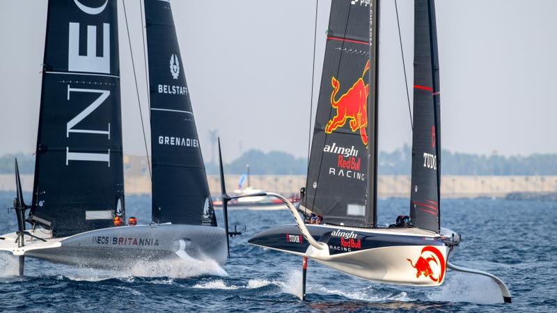 Race Day 1, America's Cup Preliminary Regatta in Jeddah presented by NEOM photo copyright Ricardo Pinto / America's Cup taken at Jeddah Yacht Club and featuring the AC40 class