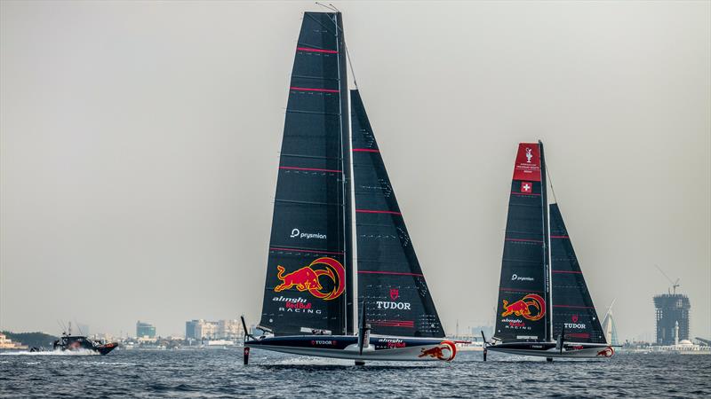 Alinghi Red Bull Racing - AC40/LEQ12 - Day 64 - December 3, 2023 - Jeddah, Saudi Arabia - photo © Alex Carabi / America's Cup