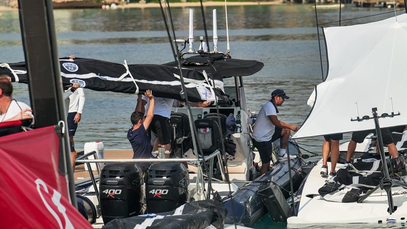 Alinghi Red Bull Racing - AC40/LEQ12 - Day 64 - December 3, 2023 - Jeddah, Saudi Arabia - photo © Alex Carabi / America's Cup