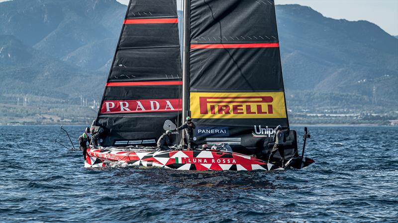 Luna Rossa - LEQ12 Protype - Day 103 - November 30, 2023 - Cagliari, Sardinia photo copyright Job Vermeulen / America's Cup taken at Circolo della Vela Sicilia and featuring the AC40 class