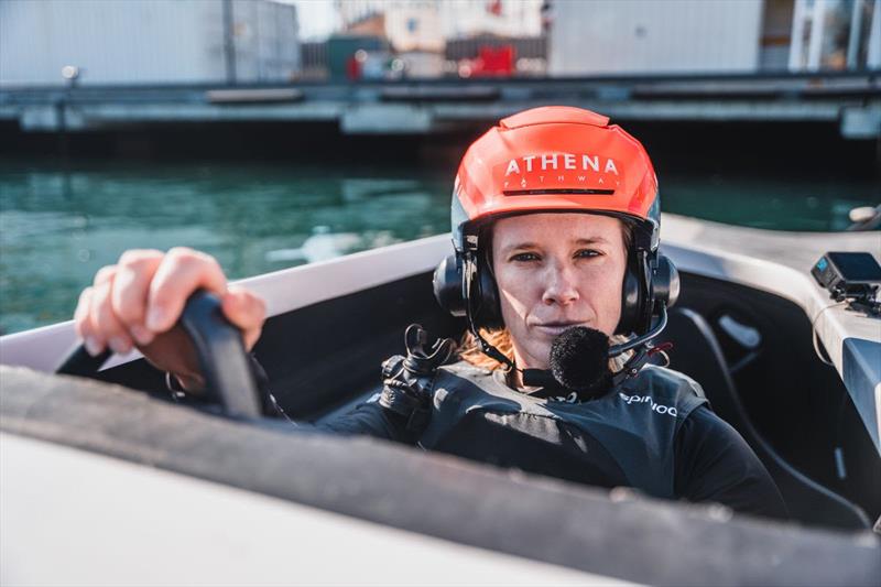 Hannah Mills OBE, skipper for the Women's Team - photo © Athena Pathway