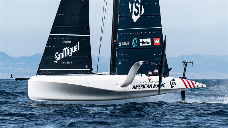 American Magic - AC40 - Day 95 - February 21, 2024 - Barcelona - photo © Ugo Fonolla / America's Cup