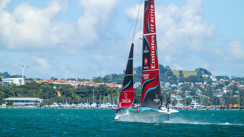 Emirates Team New Zealand - AC40 - Day 68 - March 1, 2024 - Waitemata Harbour/Hauraki Gulf - photo © Sam Thom/America's Cup