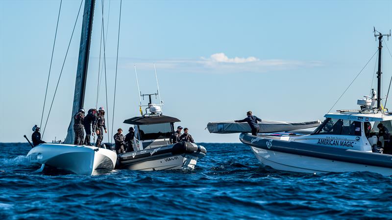 American Magic - AC40 - Day 91 - March 1, 2024 - Barcelona photo copyright Job Vermeulen / America's Cup taken at New York Yacht Club and featuring the AC40 class