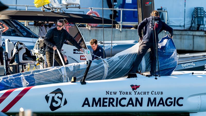 American Magic - AC40 - Day 91 - March 1, 2024 - Barcelona - photo © Job Vermeulen / America's Cup