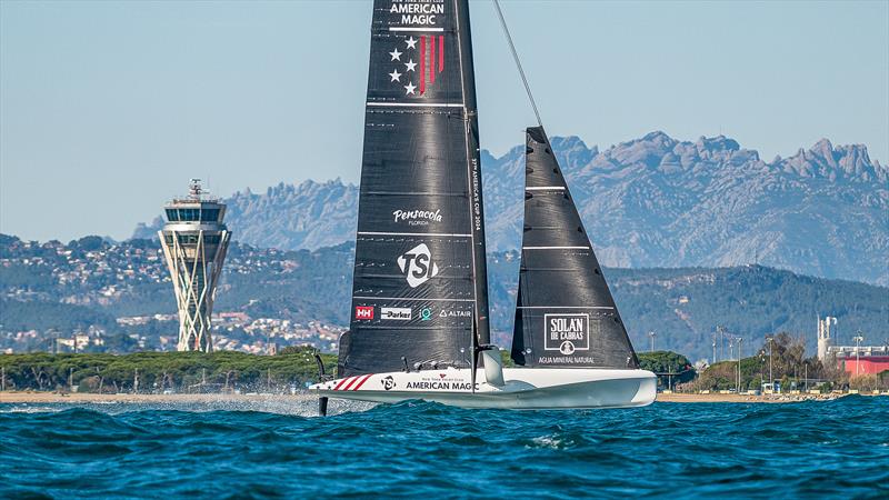 American Magic - AC40 - Day 91 - March 1, 2024 - Barcelona photo copyright Job Vermeulen / America's Cup taken at New York Yacht Club and featuring the AC40 class