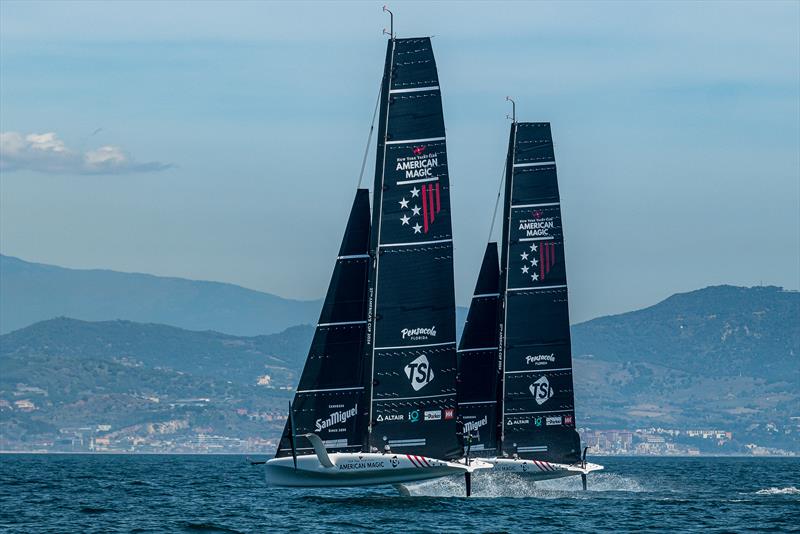 American Magic - AC40 - Day 108 - April 4, 2024 - Barcelona photo copyright Job Vermeulen / America's Cup taken at New York Yacht Club and featuring the AC40 class