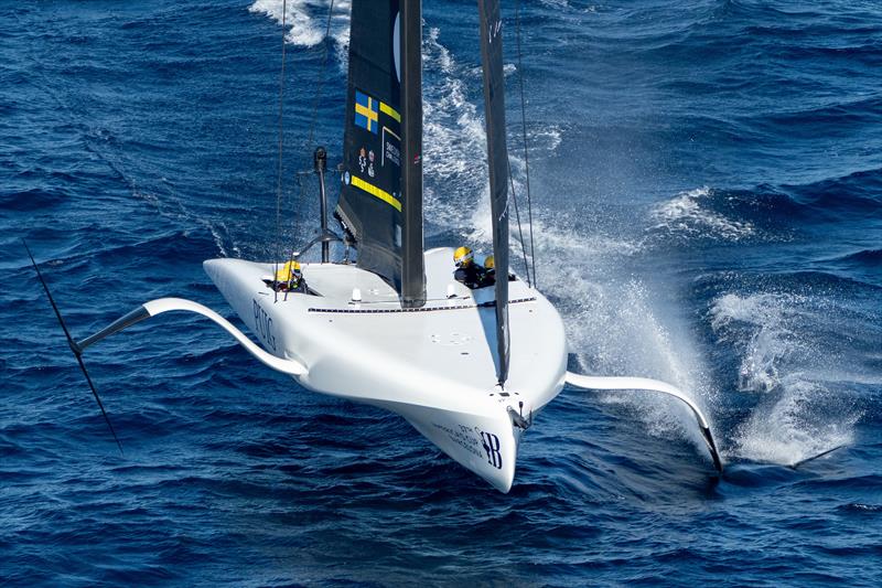 Swedish Challenge Women's Team powered by Artemis Technologies - Group B - Puig Women's America's Cup - October 8, 2024 photo copyright Ian Roman / America's Cup taken at  and featuring the AC40 class