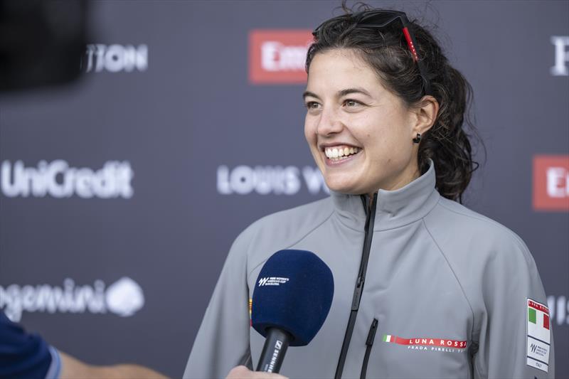Maria Giubilei after the Puig Women's America's Cup Final - October 12, 2024 photo copyright Ricardo Pinto / America's Cup taken at  and featuring the AC40 class