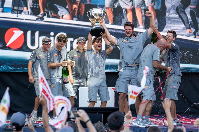 Luna Rossa 2024 America's Cup Youth Champions - September 26, 2024 - Barcelona photo copyright Ian Roman / America's Cup taken at Real Club Nautico de Barcelona and featuring the AC40 class