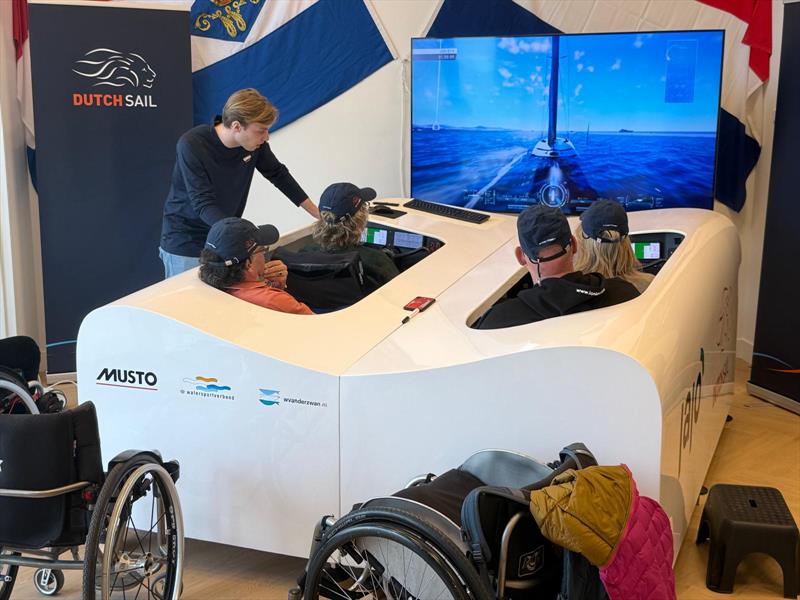 Para Sailors discover AC40 Simulator photo copyright DutchSail taken at  and featuring the AC40 class
